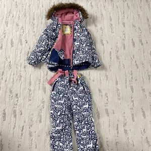 Boden Girl’s Ski Suite with coat and bibbs